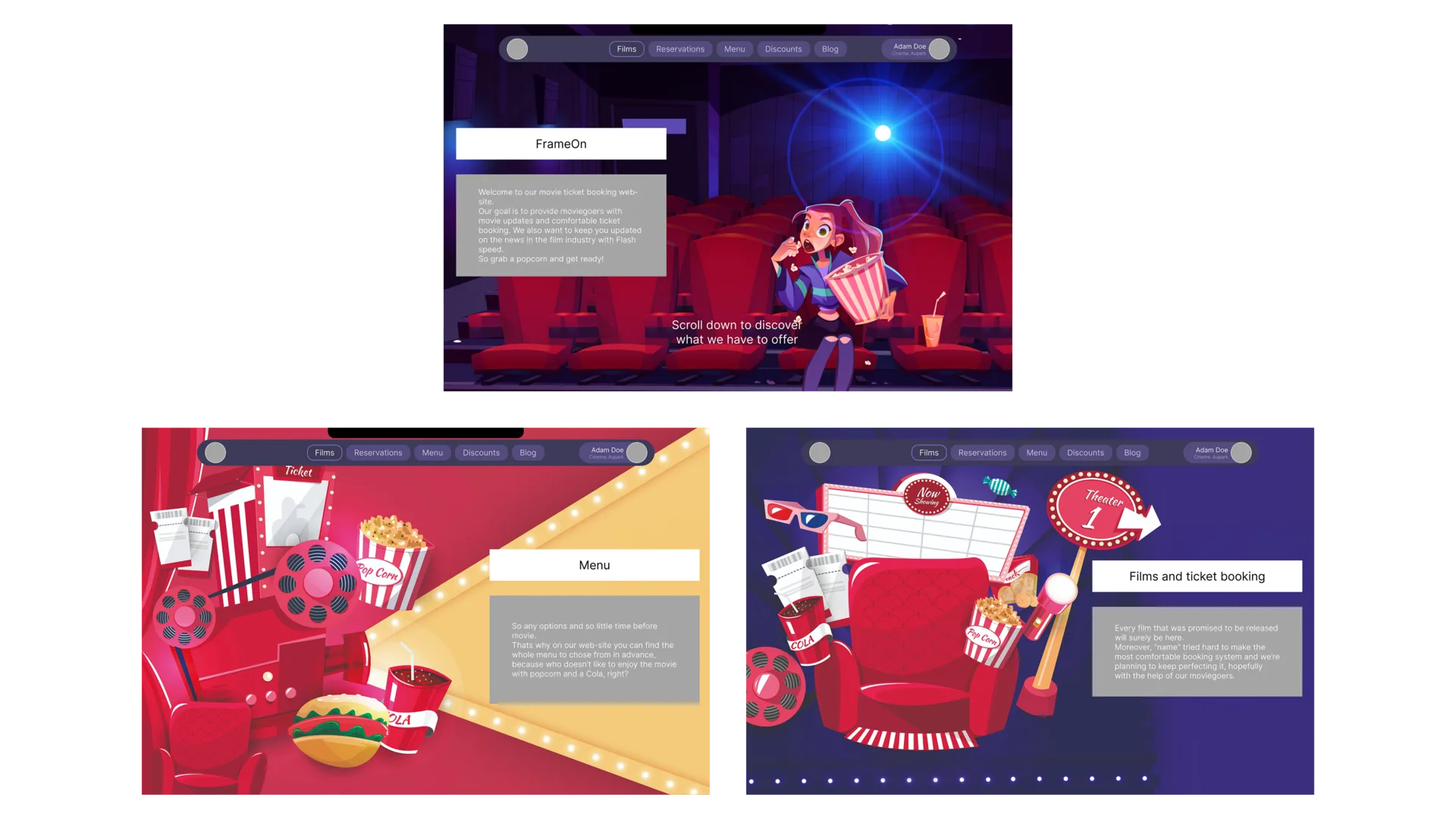 FrameOn frame on first onboarding version