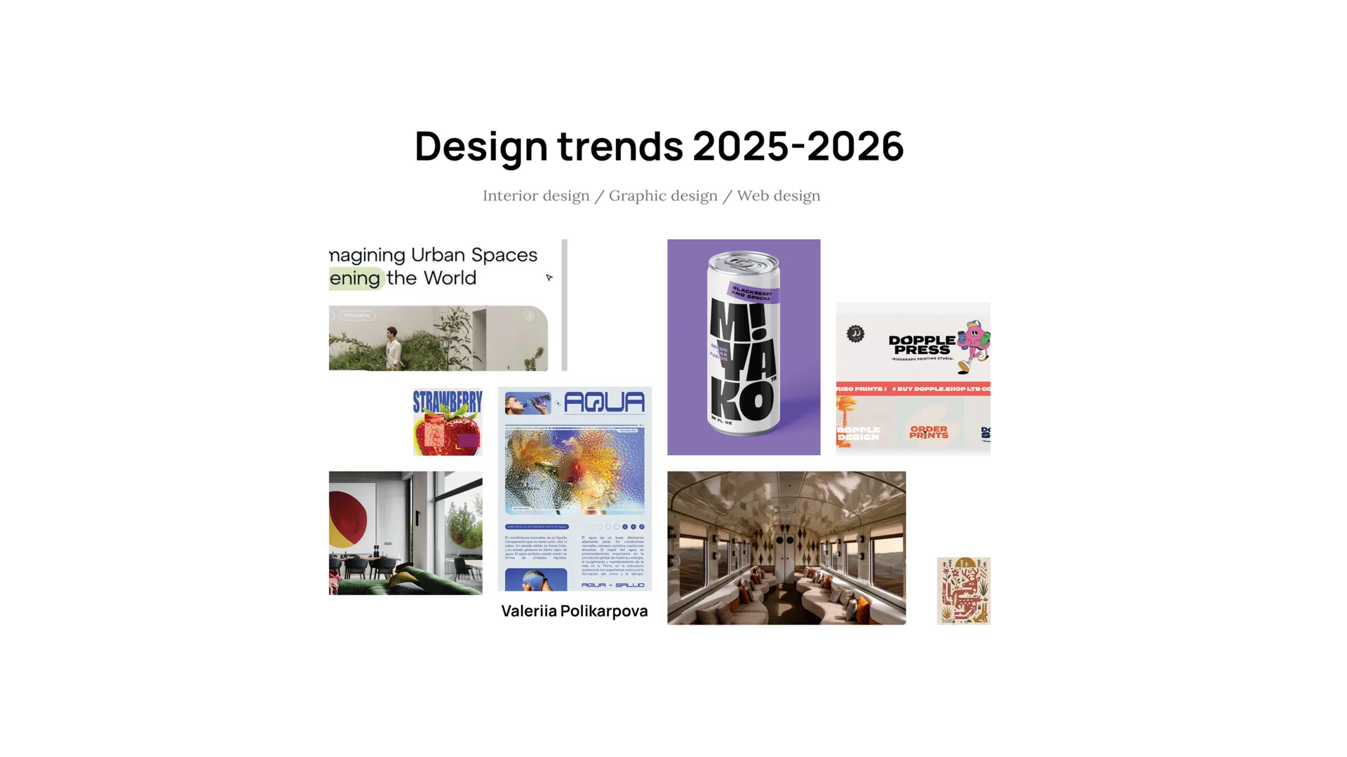 Design Trends Through Disciplines design book format