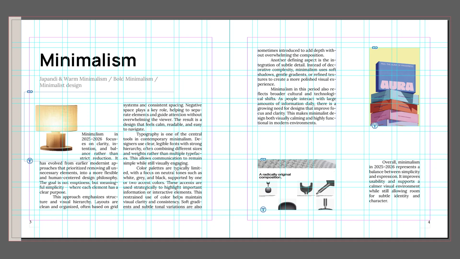 Design Trends Through Disciplines design book grid