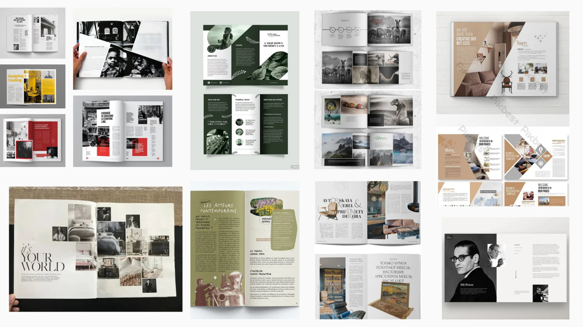 Design Trends Through Disciplines design book moodboard